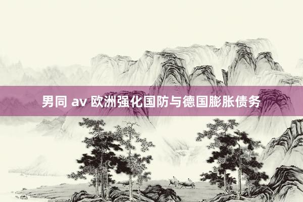 男同 av 欧洲强化国防与德国膨胀债务