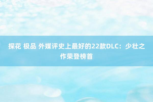 探花 极品 外媒评史上最好的22款DLC：少壮之作荣登榜首