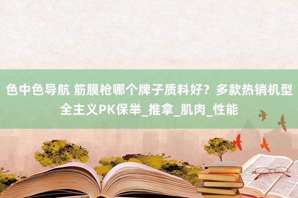 色中色导航 筋膜枪哪个牌子质料好？多款热销机型全主义PK保举_推拿_肌肉_性能