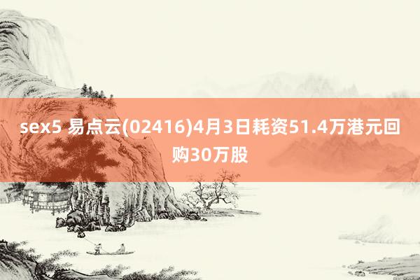 sex5 易点云(02416)4月3日耗资51.4万港元回购30万股